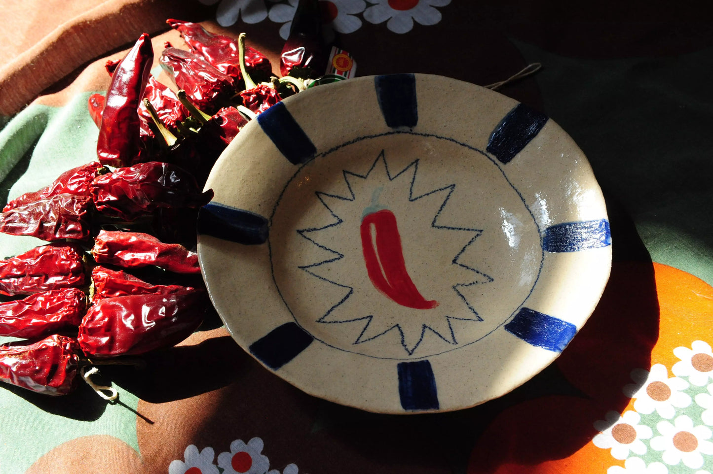 Assiette creuse piment