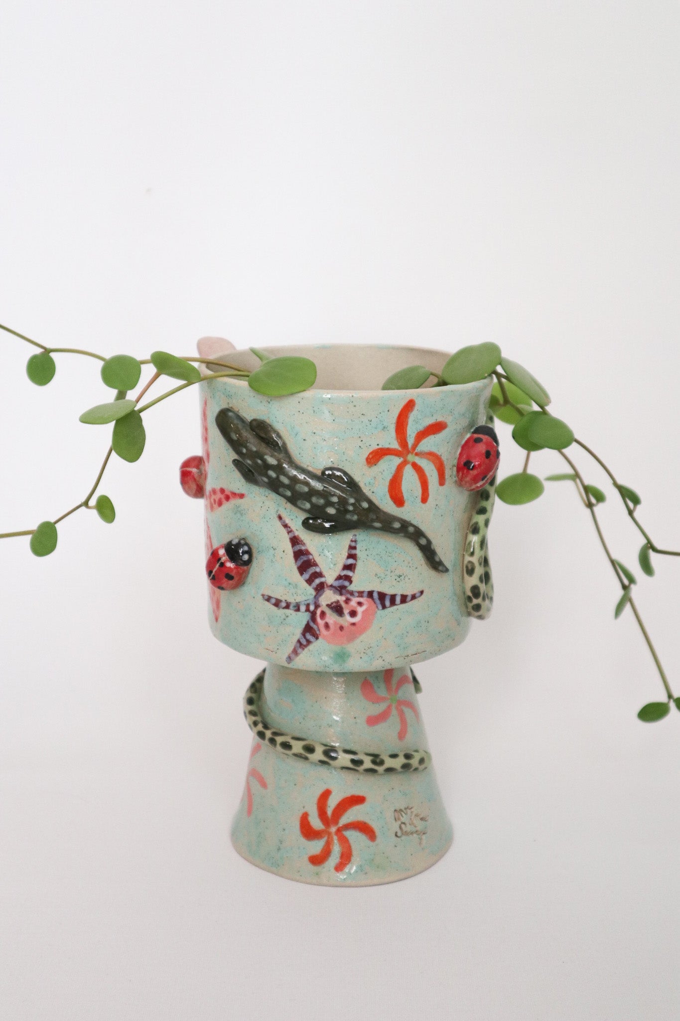 Cache pot « dans mon jardin »