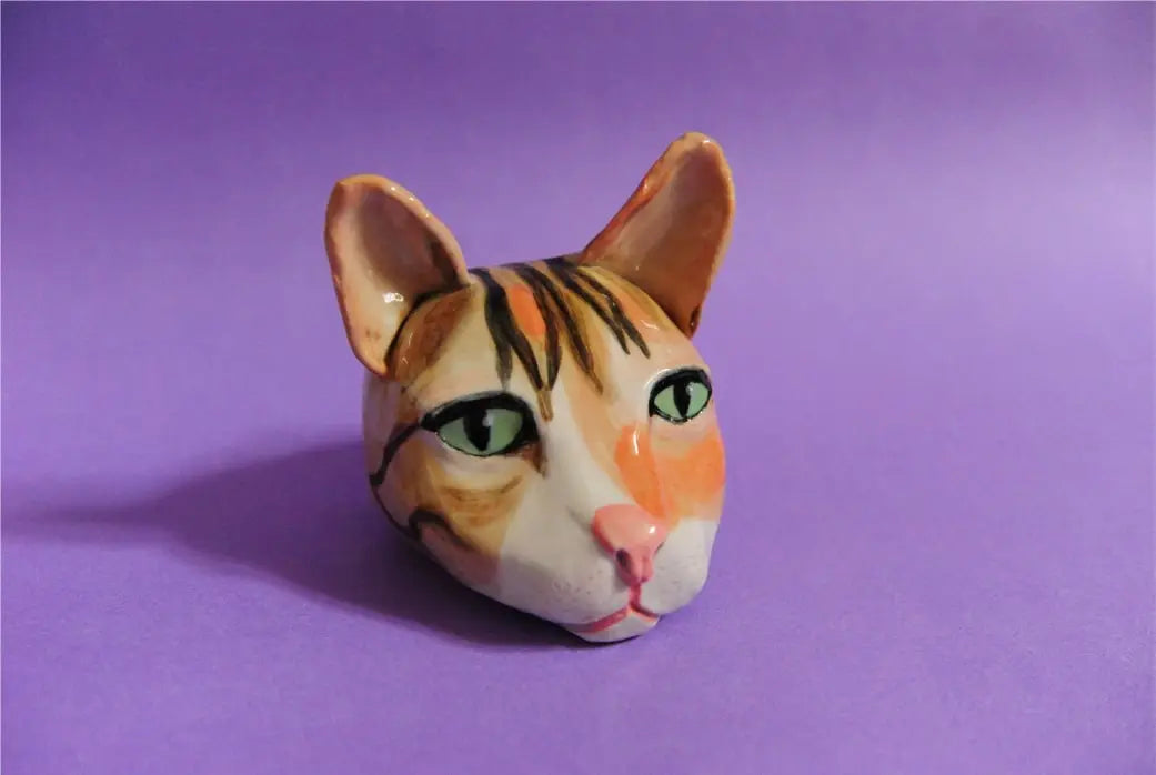 The portrait of your ceramic cat