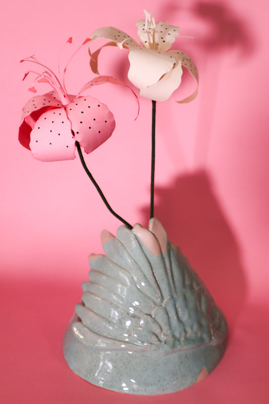 Vase Olympe & fleur de lys OKG studio