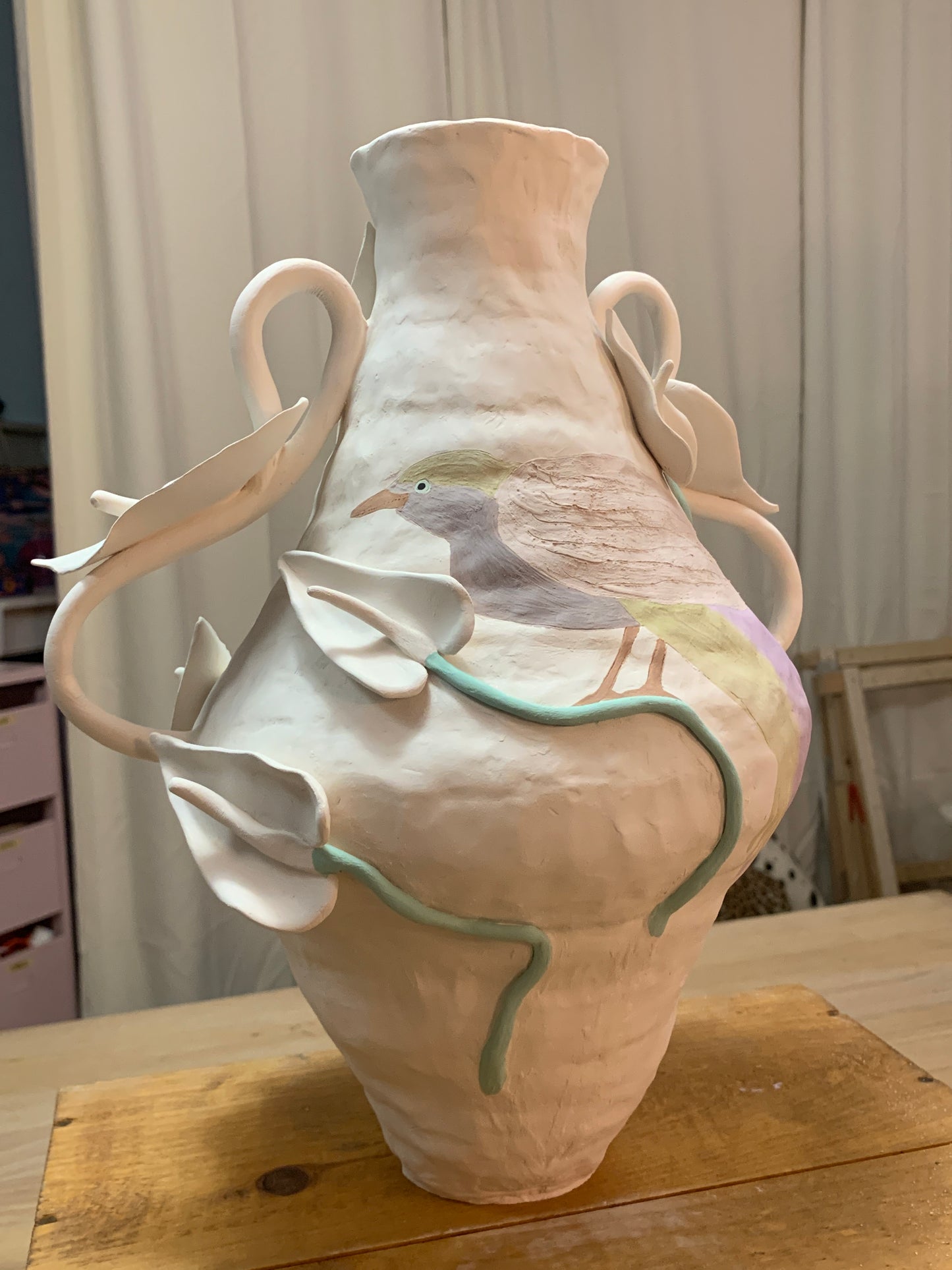 Vase oiseau du paradis