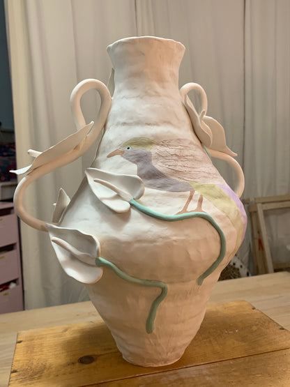 Vase oiseau du paradis