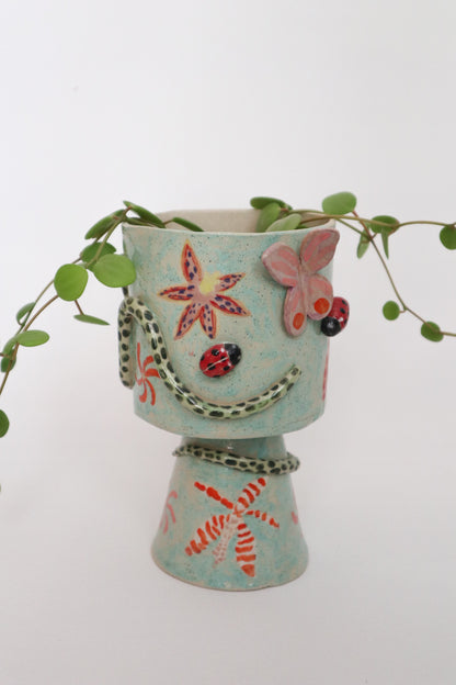 Cache pot « dans mon jardin »