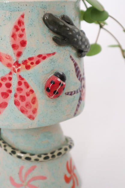 Cache pot « dans mon jardin »