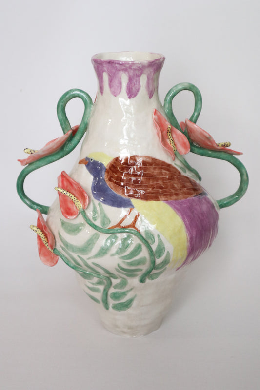 Vase oiseau du paradis