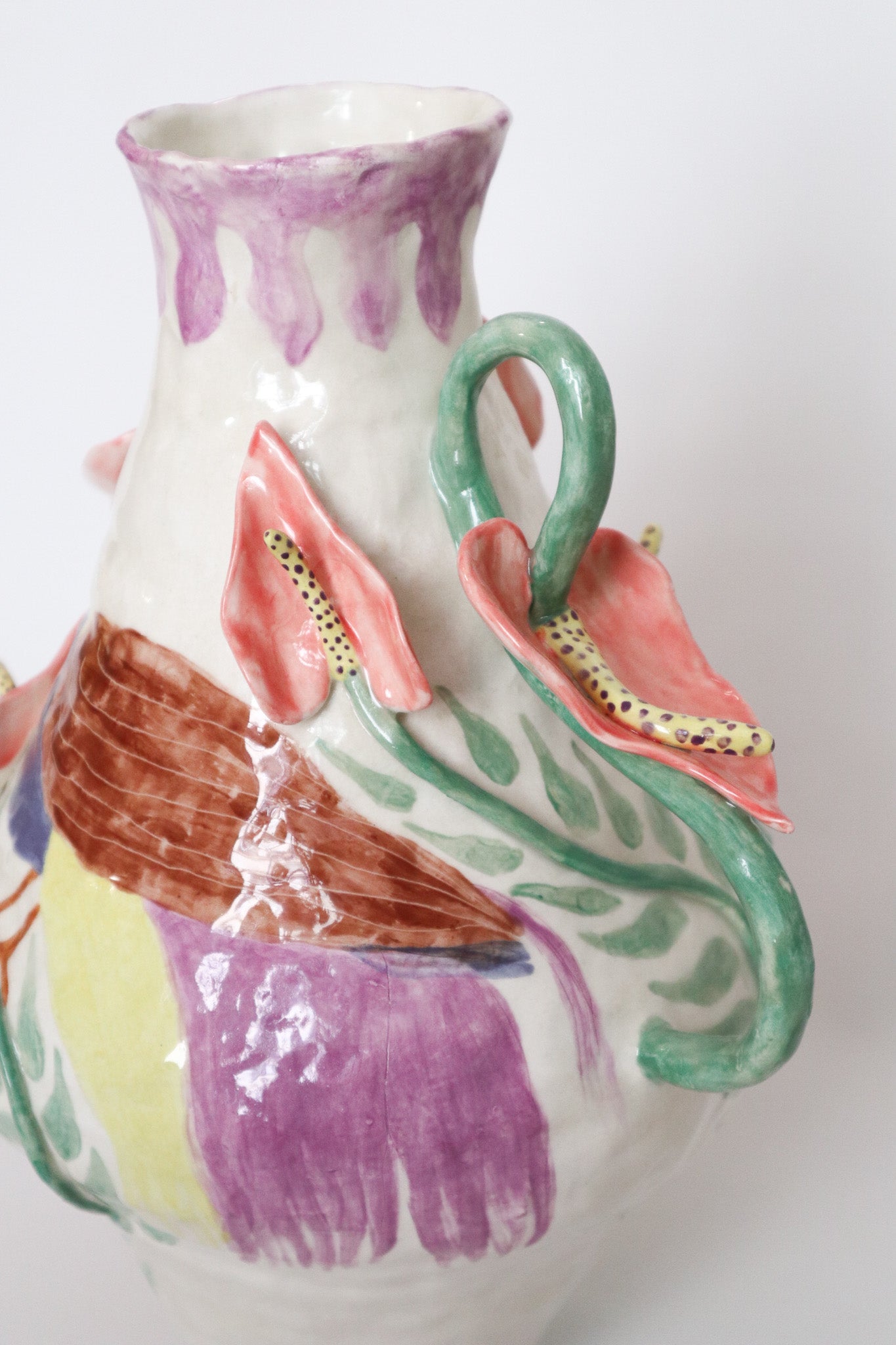 Vase oiseau du paradis