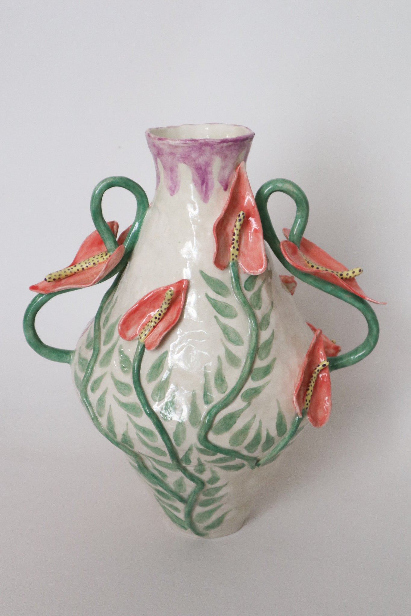 Vase oiseau du paradis