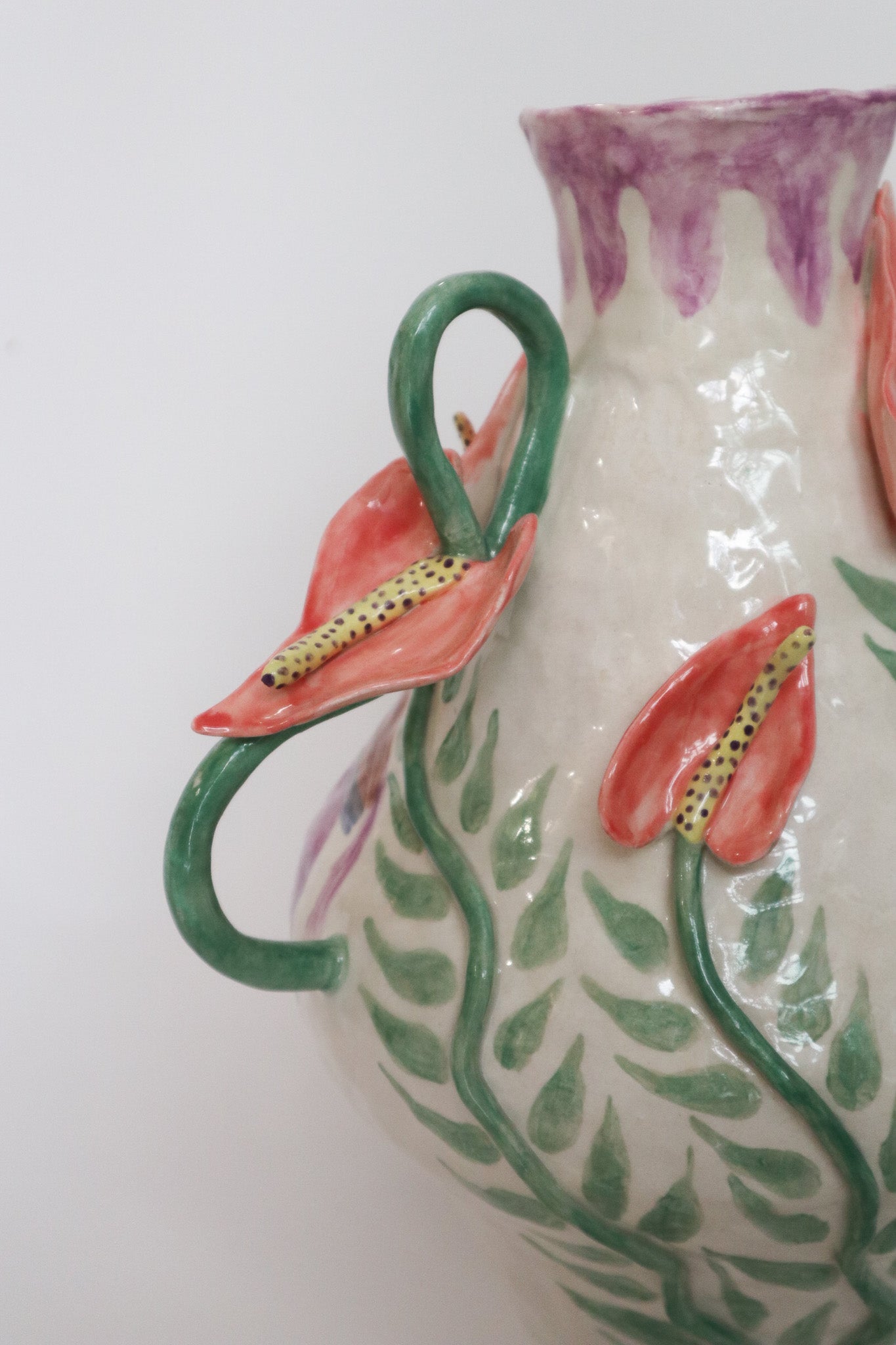 Vase oiseau du paradis