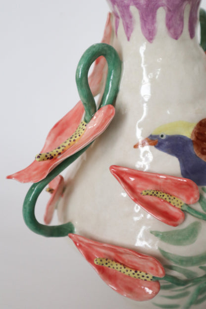 Vase oiseau du paradis