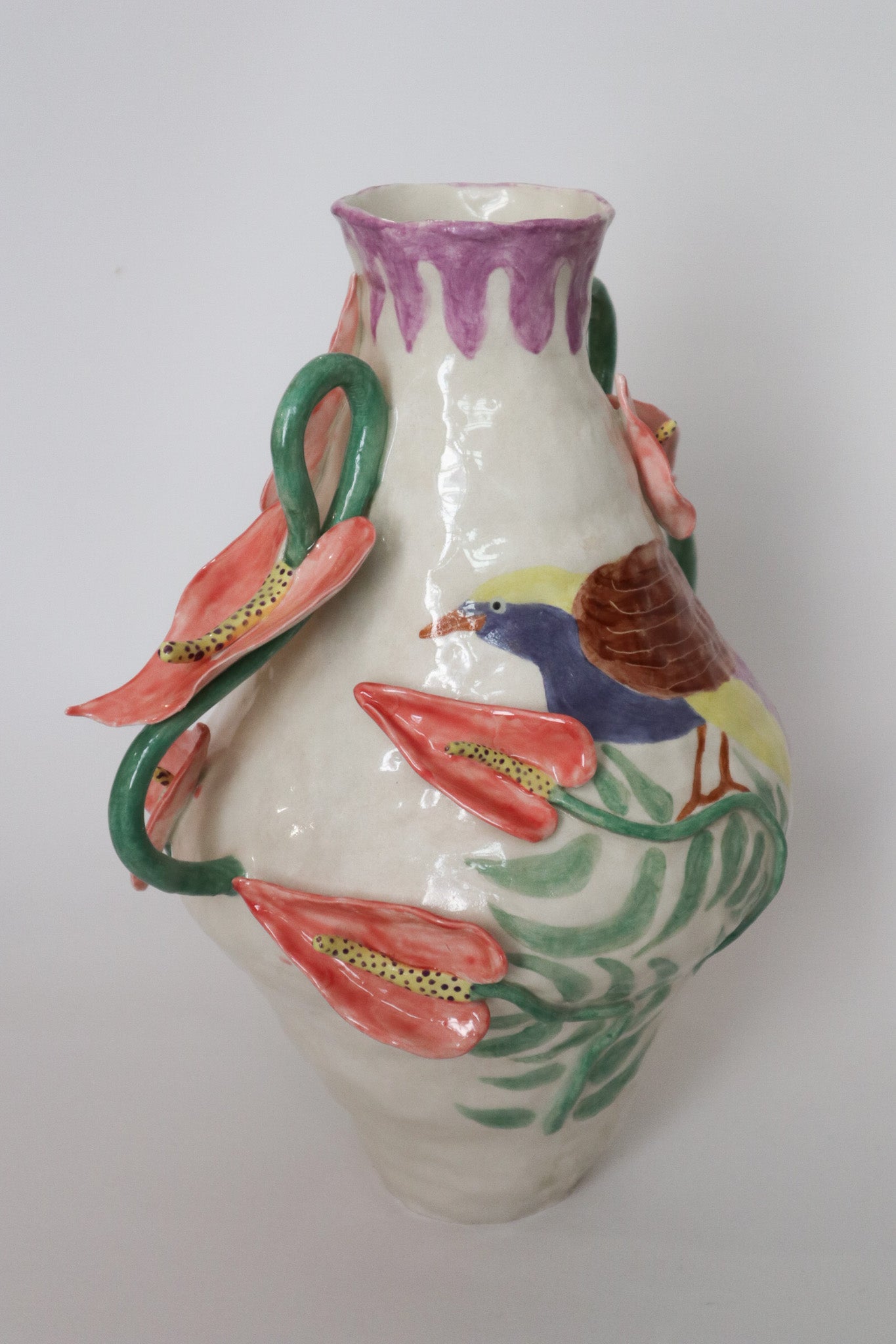 Vase oiseau du paradis