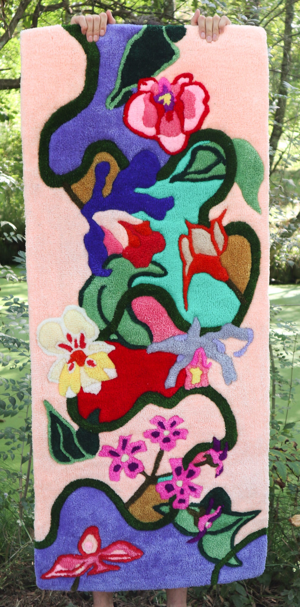Tapis Orchidées