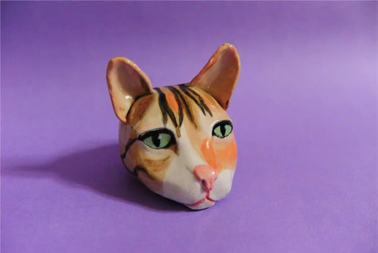 Le portrait de ton chat en céramique