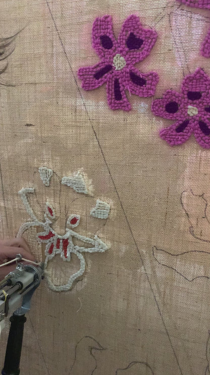 Tapis Orchidées